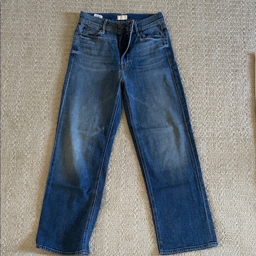 MOTHER Relaxed Fit Blue Jeans for Women